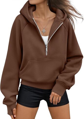 AUTOMET Womens Hoodies Fleece Fall Fashion Outfits Workout Sweatshirts Winter Jackets Oversized Pullover Tops Clothes 2025 in Saudi Arabia