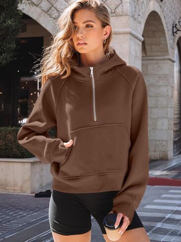 AUTOMET Womens Hoodies Fleece Fall Fashion Outfits Workout Sweatshirts Winter Jackets Oversized Pullover Tops Clothes 2025 in Saudi Arabia
