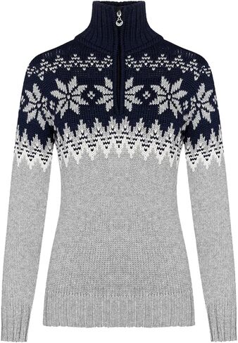 Dale of Norway Women's Long Sleeve Pullover Wool Sweater in Kuwait