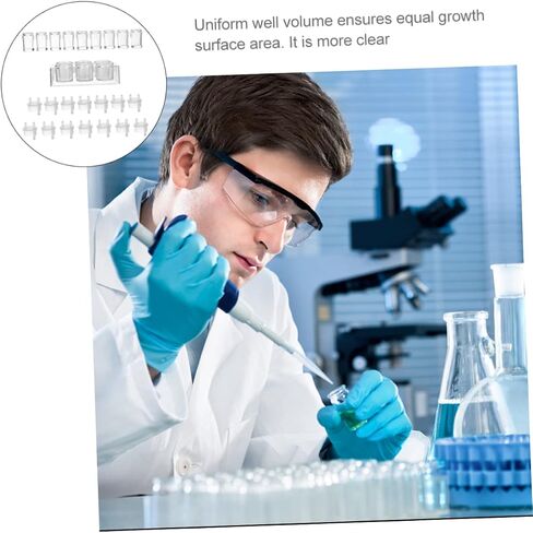 PRETYZOOM 3 مجموعات لوحة التفاعل الكيميائي لوحة بقعة لحامل المختبر مجموعة غير المبردة للتجربة in Kuwait