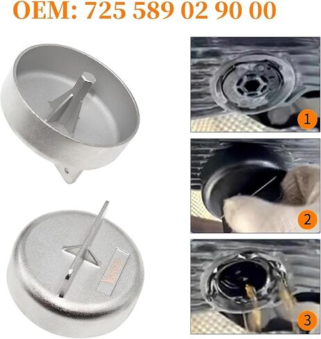 Metal Transmission Oil Filling Tool, Compatible with Mercedes Benz 725.0 9G-Tronic 9-Speed Transmission Fluid ATF, Oil Change Oil Filling Tool, Replace 725 589 00 90 00, 725 589 02 90 00 in Kuwait
