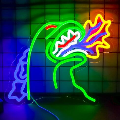 Robot Neon Signs Robot Laded Neon Light Decor for Game Room ، غرفة معيشة للأطفال ، غرفة أطفال ، حفلة ، عيد ميلاد ، علامات عيد الميلاد للأولاد ، هدية Kids13.8 * 10.1 بوصة in Kuwait