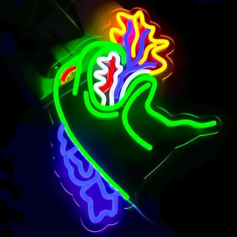 Robot Neon Signs Robot Laded Neon Light Decor for Game Room ، غرفة معيشة للأطفال ، غرفة أطفال ، حفلة ، عيد ميلاد ، علامات عيد الميلاد للأولاد ، هدية Kids13.8 * 10.1 بوصة in Kuwait
