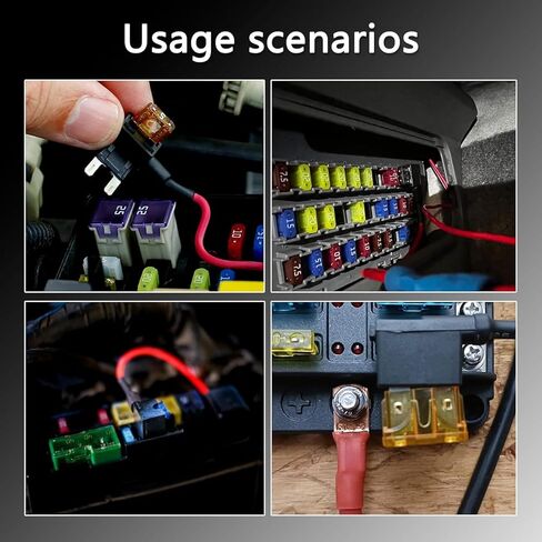 16 Pack 4 Types 12V Car Add-a-Circuit Fuse Tap Adapter,Standard Mini Micro2 and Low Profile Fuse Taps for Cars Trucks Boats in Kuwait