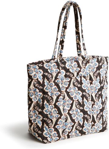 Vera Bradley Performance Twill Original Tote, Larkspur Delphinum in Saudi Arabia