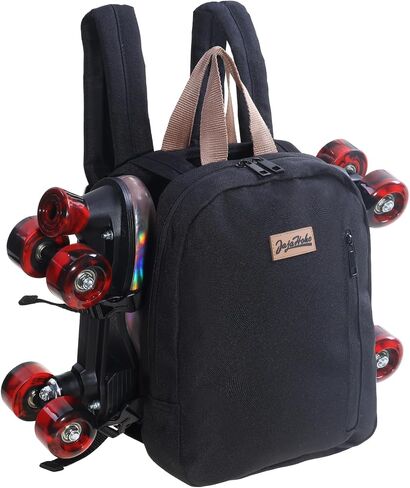 JajaHoho Roller skates bags for Women Men, Multi-functional Sports Backpack for Rollerskates, Ice skates, Inline skates in Saudi Arabia