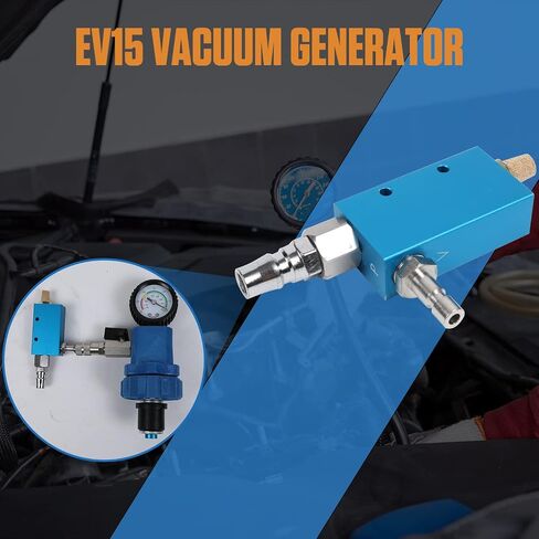 Coolant Vacuum Refill Kit 5 Adapters Coolant Pressure Tester Kit with Pressure Gauge ，Eliminate Trapped Air, Test Radiator & Heating Core Lines for Leaks BELEY in Saudi Arabia