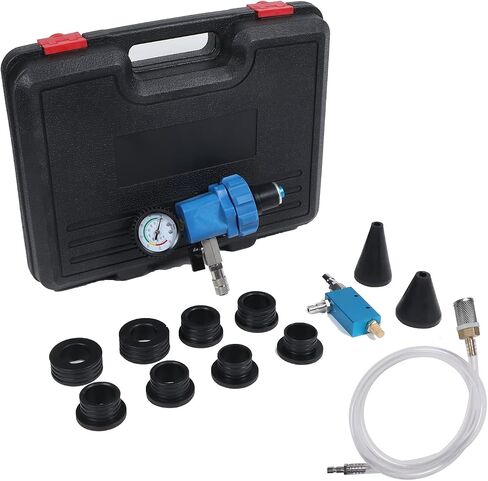 Coolant Vacuum Refill Kit 5 Adapters Coolant Pressure Tester Kit with Pressure Gauge ，Eliminate Trapped Air, Test Radiator & Heating Core Lines for Leaks BELEY in Saudi Arabia