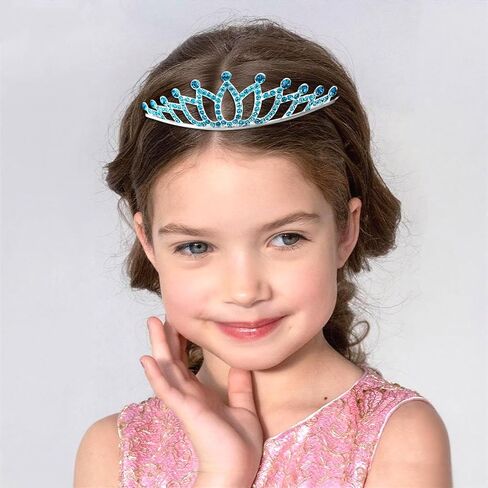 Tiaras Crowns Headbands for Girls Women 10 Pcs Small Silver Princess Tiara Bulk Crown Tiaras Rapunzel Crowns for Wedding Birthday Crystal Tiara for Prom, Bride, Pageant, Halloween in Kuwait