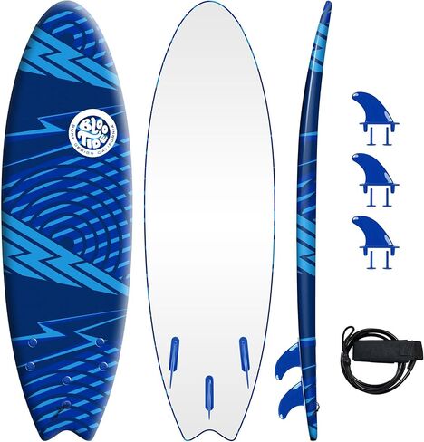 لوح ركوب الأمواج الناعم من Foam Bloo Tide بطول 6 بوصات in Kuwait