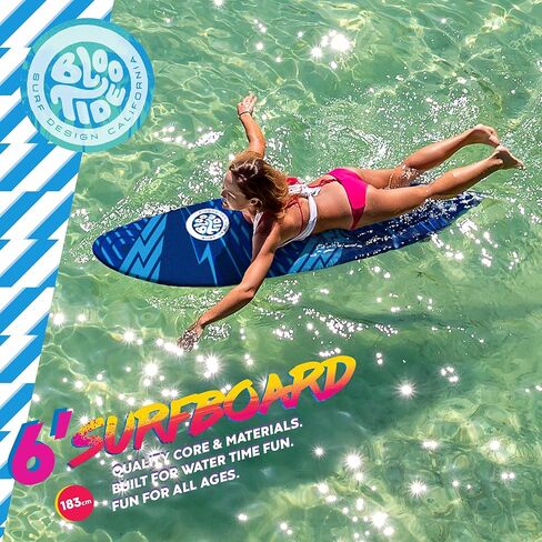 لوح ركوب الأمواج الناعم من Foam Bloo Tide بطول 6 بوصات in Kuwait