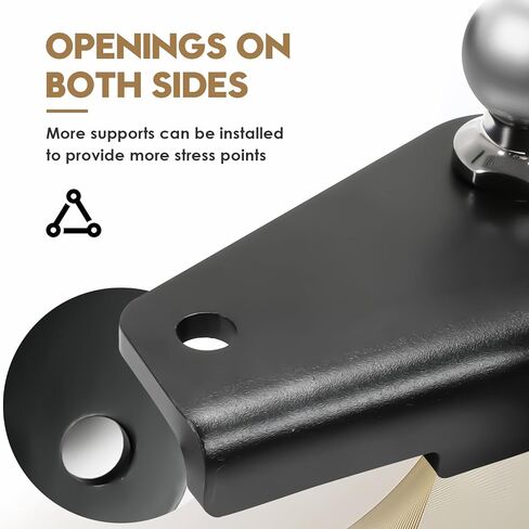 Trailer Sway Control Adapter, Sway Bar Hitch Adapter, Anti Sway Hitch Ball Mount, Fit for Class III & Class IV 2" Square Ball Mounts,Trailer, Camper, RV in Saudi Arabia