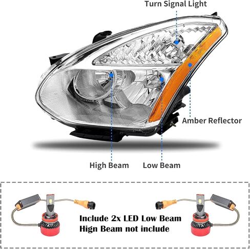 وحدة التحكم في المصباح HID HID HID UNITER W/INGITER & D2S PLUB PLUSTION NISSAN ROGUE 350Z Altima Murano Marano Maxima ، Infiniti G35 G37 FX35 QX56 in Kuwait