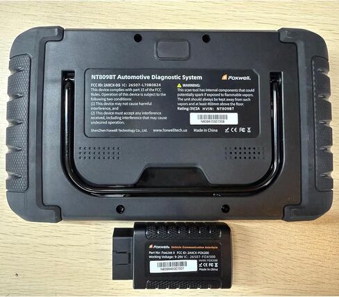 2025 FOXWELL Scanners NT809BT Bidirectional Scan Tool, All System Scanner for Cars with 30 Maintenances, Wireless Code Reader for All Vehicles, Accurate Automotive Diagnostic Tools, FCA Support Orange in Saudi Arabia