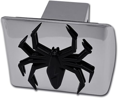 Elektroplate Metalhead Lightning Spider جميع غطاء عقبة حمراء معدنية للشاحنات وسيارات الدفع الرباعي | يناسب مستقبلات عقبة مقطورة 2 بوصة | in Kuwait