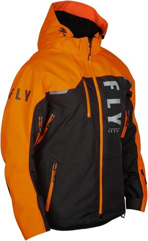 سترة Fly Racing Carbon Snow Jacket - تزلج شتوي للرجال، لوح تزلج على الجليد، سترة ثلجية، معدات ثلج مقاومة للماء وقابلة للتنفس in Saudi Arabia
