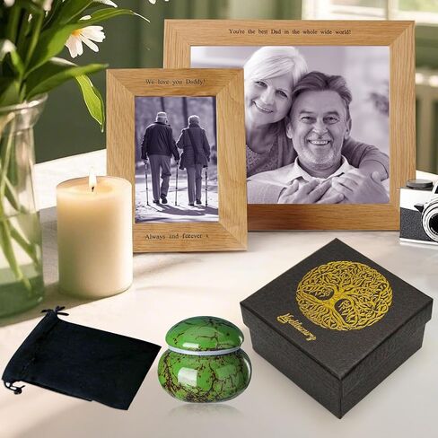 Small Urns for Human Ashes Keepsake,Ceramic Small Cremation Urn for Ashes for Women Adult Male with Gift Box and Velvet Bag 1.6'' Mini Urns for Pet Urn Dog Cat Ashes Keepsake Blue in Kuwait