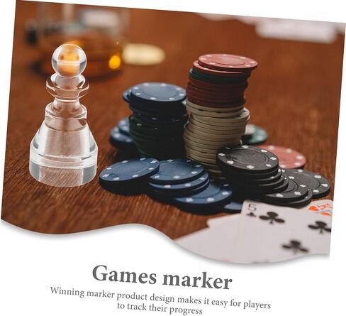 Yardwe Poker Chip Win Marker Acrylic Wheel Marker for Indoor Outdoor Gaming Multi Use Design for Easy Tracking in Kuwait