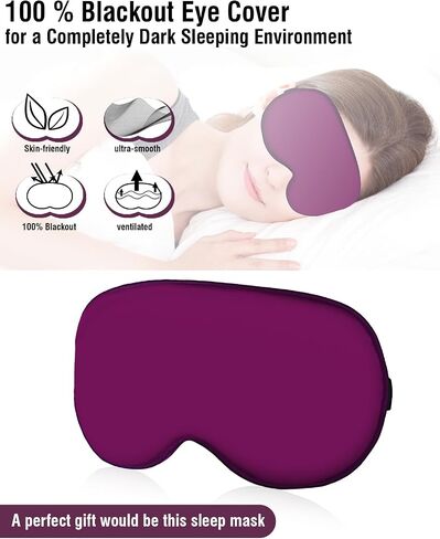 Silk Sleep Mask 6 Pack - Soft, Breathable, Reduces Puffy in Kuwait