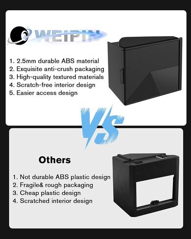 بالنسبة إلى Tesla Cybertruck Floor Console Organizer-[يسهل تثبيته] دفع لفتح 2-in-1 Can Trash Can & Console Storage Leed Leather Heats for 2024 2025 Cybertruck-Waterproof Derer Organizer in Kuwait