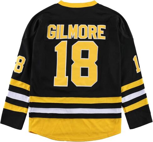 Youth Happy Gilmore 18 Adam Sandler 1996 Stitched Movie Hockey Jersey Black in Saudi Arabia