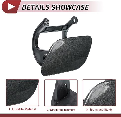 Front Left Side Bumper Headlight Washer Nozzle Cover Cap for BMW 740i 2011-2015 Bumper Trim Nozzle Cover No.51117210881 White Plastic in Kuwait