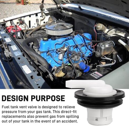 JERBOR 2pcs Fuel Tank Vent Valve And Grommet Kit, Gas Tank Vent Rollover Valve Compatible With 84-96 Jeep Wrangler, 93-96 Grand Cherokee, 86-92 Comanche, Replaces 5360058 911060 in Saudi Arabia