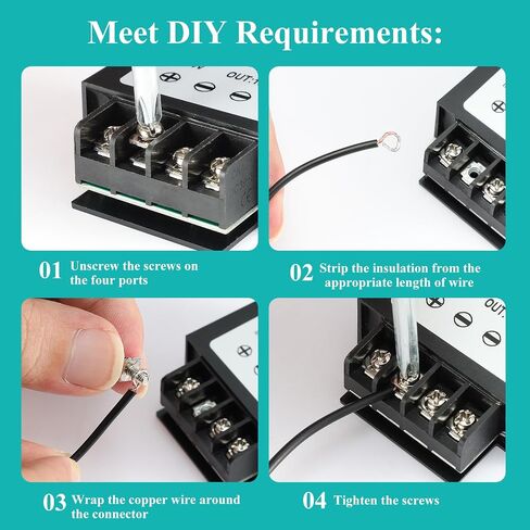 DC 12V 24V to 5V 5A Step-Down Converter，8-35V DC Buck Converter to 5A 25W, Power Transformer, DC to DC voltage regulator, Variable Converter,for Lights, Speakers, Water Pumps, Radios, Car Trucks in Kuwait