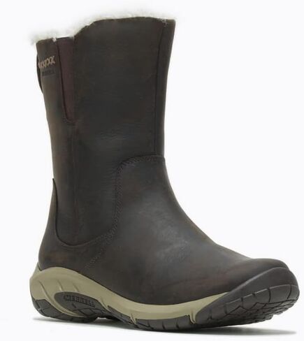 Merrell womens Encore 4 Tall Polar Waterproof Snow Boot, Black, 9 Wide in Kuwait