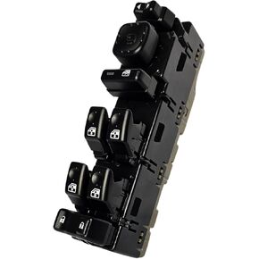 SWITCHDOCTOR Window Master Switch & Light Gray Bezel Set for 2003-2006 Chevrolet Silverado & GMC Sierra; Avalanche (Standard Cab Pickup, Single Cab, 15883318, 15883322, Chevy) in Kuwait