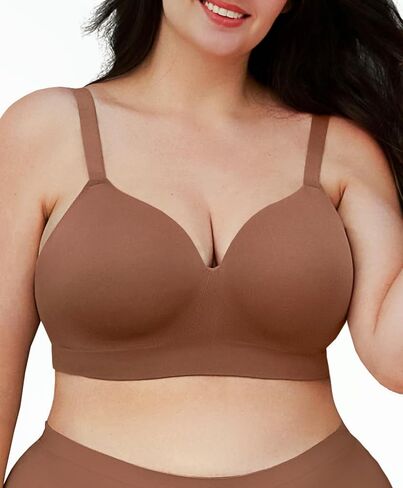 Popilush Bras for Women Support Push Up Bralettes Full Coverage No Underwire Seamless Comfortable Everyday Bras in Saudi Arabia