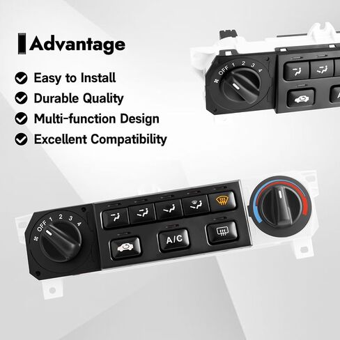 79600-S84-A21ZA Heater Climate Control Switch Module Panel Compatible with 2001 2002 Honda Accord A/C Climate Temp Unit Replace for 79600S84A21ZA in Kuwait