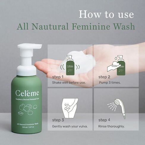 Organic Soapberry Feminine Care Set (2 Pcs)-Natural Foaming Wash + pH Balancing Mist | Hypoallergenic, Fragrance-Free, Paraben-Free | Period & Pregnancy Safe | For Irritation & Sensitive Skin in Saudi Arabia