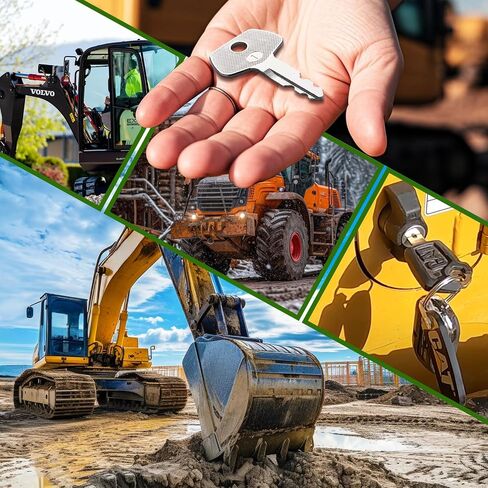 Contractors Heavy Equipment Keys Master Set Construction Equipment Multi Keys fit Most Common Equipment Manufactures Excavator Loader Dozer Backhoe Volvo CAT John Deere Case Doosan JCB Kubota Hyster in Saudi Arabia