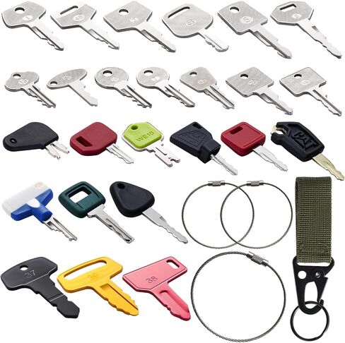 المقاولون مفاتيح المعدات الثقيلة معدات البناء Master Construction Multi Fit معظم المعدات الشائعة تصنيع الحفارة المحفوظات المحمولة Dozer Backhoe Volvo Cat John Deere Case Doosan JCB Kubota Hyster in Kuwait
