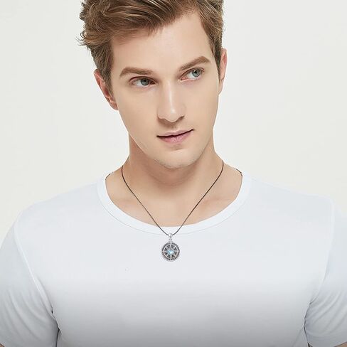MEDWISE Wing Locket Necklace 925 Sterling Silver Paw Prints Necklace That Holds Pictures Guardian Angel Pendant Photo Memorial Jewelry for Women Men Son Lover Birthday Gift in Saudi Arabia