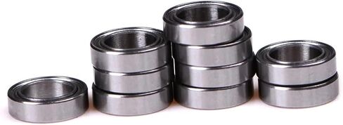 Metal Shield Ball Bearings, 7x11x3mm MR117ZZ, 4-Pack, Radial Shaft Design in Saudi Arabia