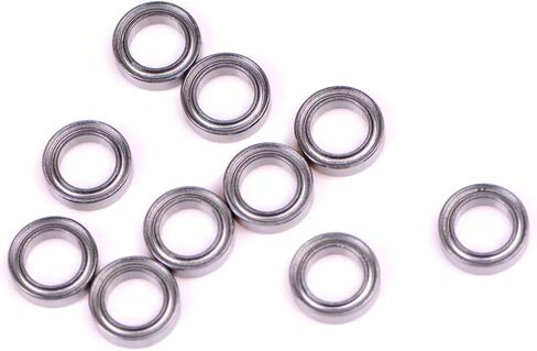 Metal Shield Ball Bearings, 7x11x3mm MR117ZZ, 4-Pack, Radial Shaft Design in Saudi Arabia