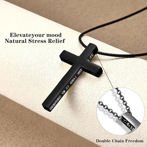 COTATI Anxiety Breathing Necklace Breathe Easy Mindfulness Necklace Breathlace Stainless Steel Pendant for Women Men Natural Calm & Stress Relief in Kuwait