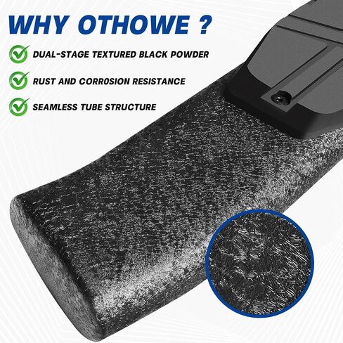 3.5 Inch Oval Tube Step Bar Running Boards Compatible with 2025 2026 Toyota 4Runner(Without Side Skirts). 4Runner Step Bars and Carbon Steel Side Steps Step Bars. in Kuwait