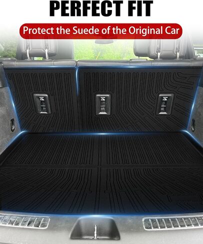 Cargo Liner Compatible with 2021-2025 Buick Envision Trunk Mat Cargo Mat Back Seat Cover Protector Dog Liner Pet Mat Cargo Trunk Liner(Backrest Mats+Trunk Mat) in Saudi Arabia