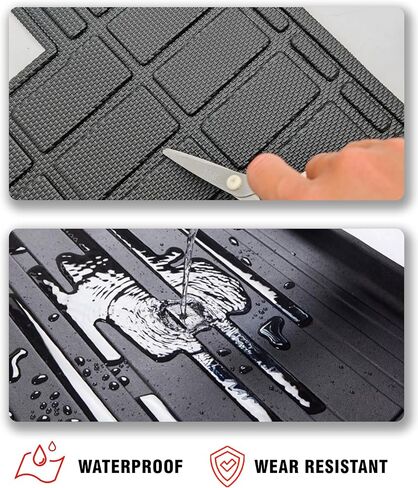 Cargo Liner Compatible with 2021-2025 Buick Envision Trunk Mat Cargo Mat Back Seat Cover Protector Dog Liner Pet Mat Cargo Trunk Liner(Backrest Mats+Trunk Mat) in Saudi Arabia