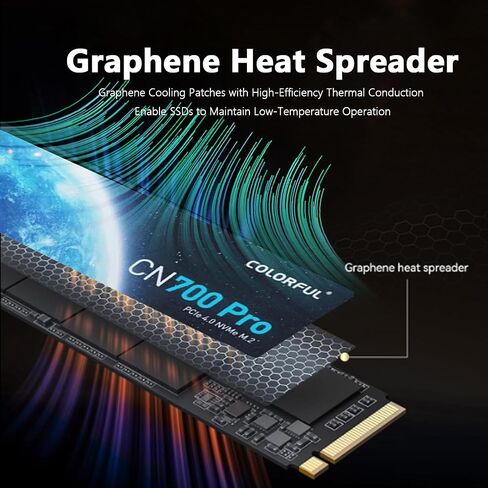 COLORFUL 2TB M.2 SSD NVMe,Read Speeds Up to 3500 MB/s,M.2 PCIe 3.0x4 TLC High Performance with 3D NAND Flash Memory for Increased Computing Efficiency&Reliability, Compatible with Laptop,PC Desktops in Kuwait