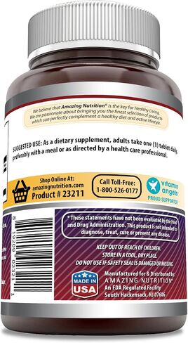 Amazing Formulas Inositol Tablets Supplement | 1000 Mg per Serving | Vitamin B8 | Non-GMO | Gluten-Free | Made in USA (1 Pack, 120 Count) in Saudi Arabia