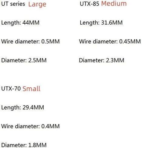 5 Pieces CNC Stainless Steel Spring Replacements Fit for UTX85, UTX70, UT Dirac, Dirac Delta, Combat Troodon Series(Large) in Saudi Arabia