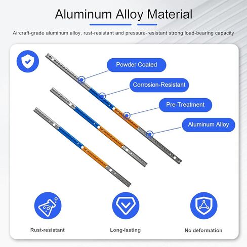 5.82FT Side Tie Down Rail Compatible with 19-25 Chevy Silverado Trail Rail System GMC Sierra 1500 Truck Bed Rail System Replacement for 2019-2025 Chevy Silverado Accessories (Side Trail Rail) in Kuwait