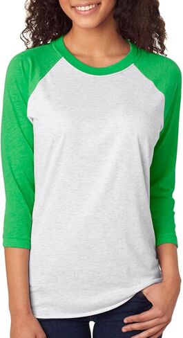 Next Level Unisex Tri-Blend 3/4-Sleeve Raglan - 6051 in Kuwait