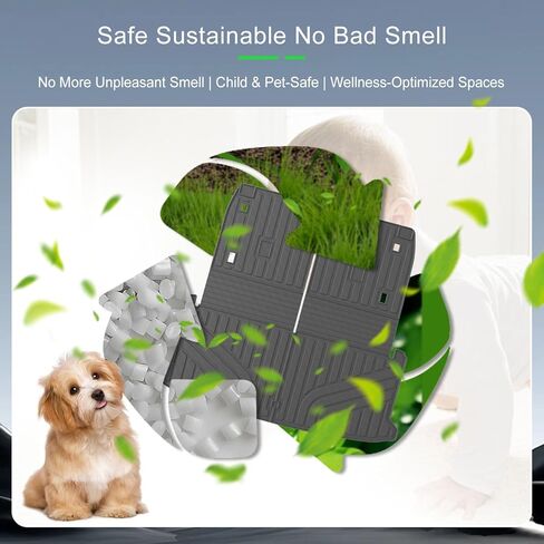 Cargo Mat Compatible with 2024-2025 Lexus TX 350 500H 550H+ Trunk Liner Cargo Liner Backrest Trunk Mat Replacement for 2024-2025 Lexus TX Accessories in Kuwait