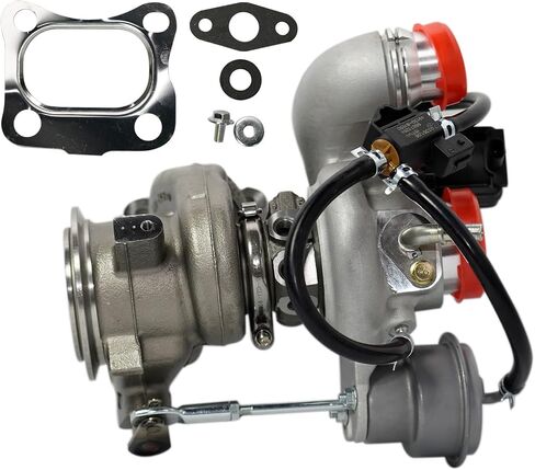 1.4L Turbo Turbocharger W/Upgrade Turbo Billet Wheel Replace لعام 2011-2017 شيفروليه كروز ، 2012-2020 سونيك ، 2013-2018 Trax ، 2013-2019 Buick Encore # 25201063 25198550 55565353 in Kuwait
