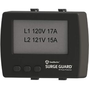 SOUTHWIRE 40301 Wireless LCD Display for Surge Guard, Black